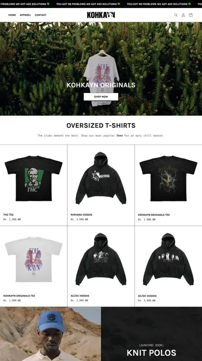 Modern basics apparel store built with Next.js Headless store for lightning fast page loads.